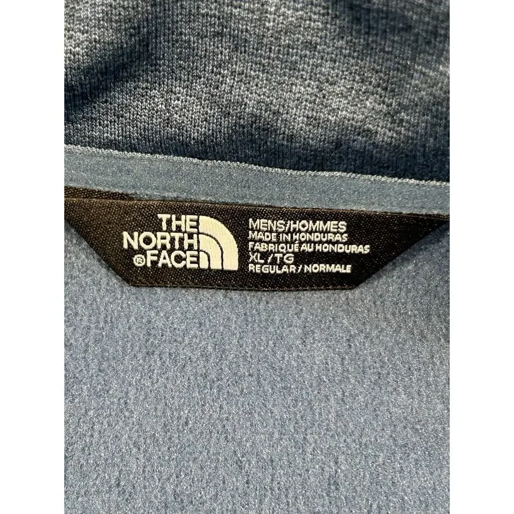 The North Face 1/2-Zip Pullover Mens Extra Large Blue Activewear Fleece Sweater
